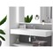 Castello Usa Juniper 48 in Solid Surface Wall-Mounted Bathroom Sink in White CB-GM-2056-48 - alternate 6